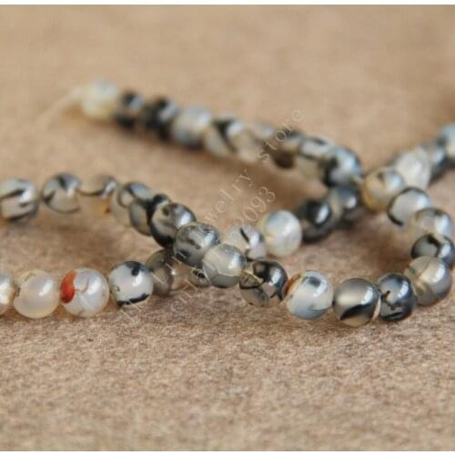 New 8mm black stripe Onyx carnelian beads round beads DIY Accessories Fit making bracelet&necklace jewelry design wholesale