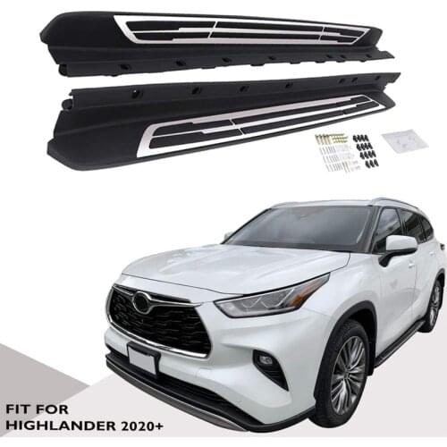 Fit for 2020 2021 2022 Toyota Highlander XU70 Running Boards Side Steps Bar