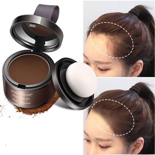 Pressed Powder Hairline Powder Waterproof Forehead Cover Hair Shadow Brown Grey Edge Hair Trimming Hair Line Styling Tools