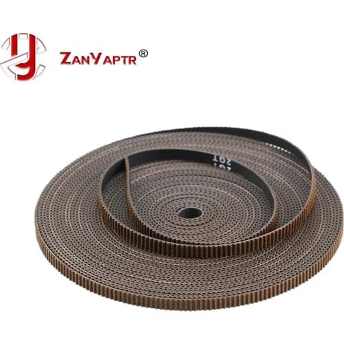 1pc Upgrade 1 Meter GT2 Timing Open Belt For 3D Printer Width 6mm 2GT Pulley Non-slip Rubber Belt 3D Printer Part