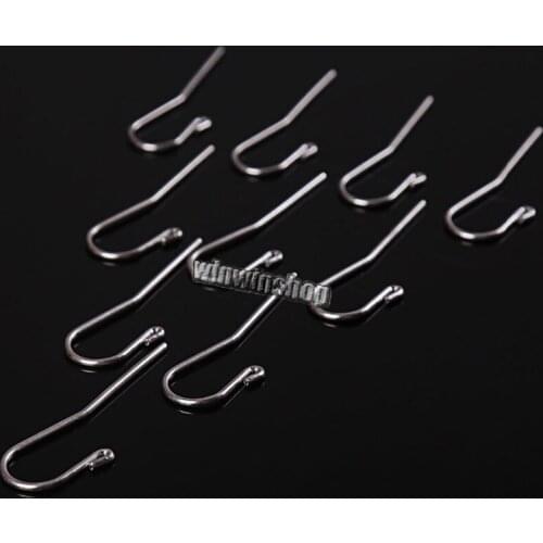 Dental Stainless Lip Hook Autoclavable Fit Apex Locator Root Canal Finder 10Pcs