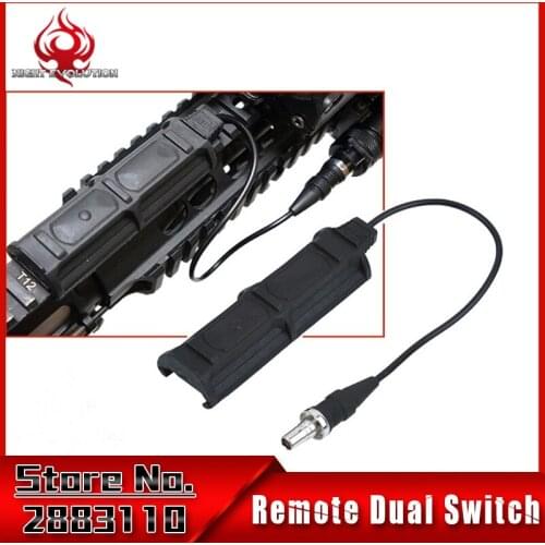 Night Evolution Tactical Flashlight M720V Remote Dual Switch Hunting Lamp Weapon Gun Light Surefir Accessory