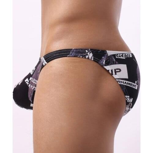 Mens Sexy Briefs Underwear Low-Rise U-Convex Large Penis Pocket Male Panties Bikini Jockstrap Homme Brief Shorts Hombre Cuecas