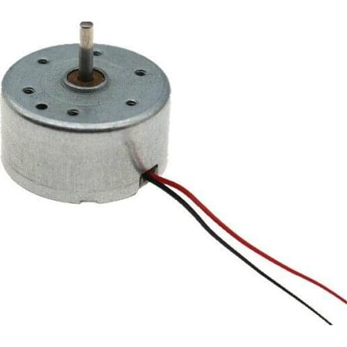 Shaft Dia.2mm Micro Mini 300 Motor DC 3V High Speed 9mm Shaft DIY Electric Solar Power Experiment Kids' Small Toy Fan Boat Car