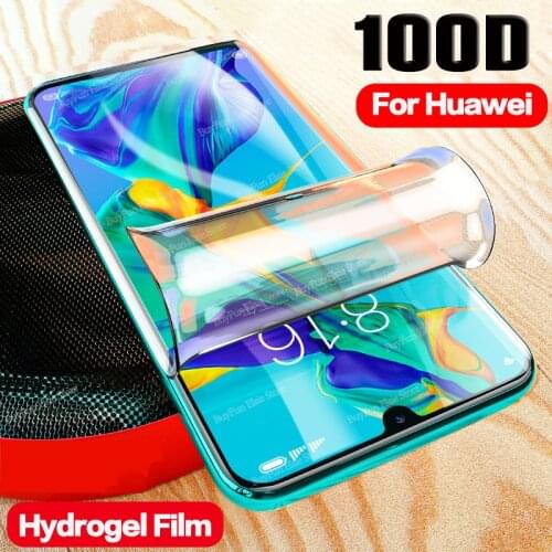 100D Protective Film On For Huawei P30 Lite P30Pro Screen Protector Hydrogel Film For Huawei P40 Pro Plus Pro+ Lite E Light Film