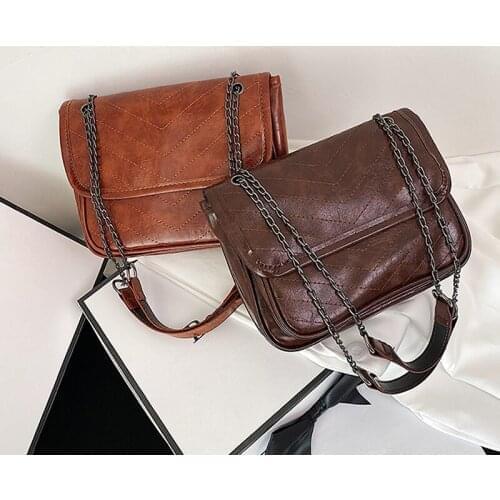 2021 Women Bag Summer Retro PU Crossbody Bag Fashion Shoulder Bag Western Style Purses And Handbags For Women Travel Handbags