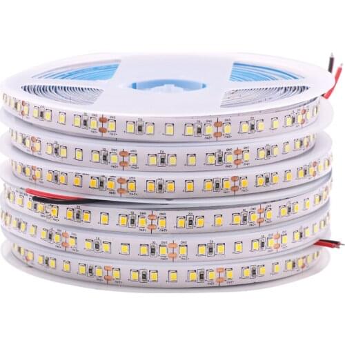 12V 24V LED Strip Light SMD2835 Flexible LED Tape Waterproof 60 120 240 360 480 LED Stripe Lamp Super Bright LED Ribbon 5/10/20M