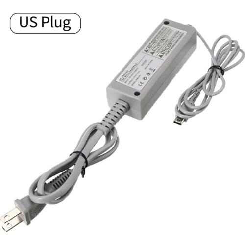 2020 US/EU Plug 100-240V Home Wall Power Supply AC Charger Adapter for Nintendo WiiU Pad Wii U Gamepad Controller joypad