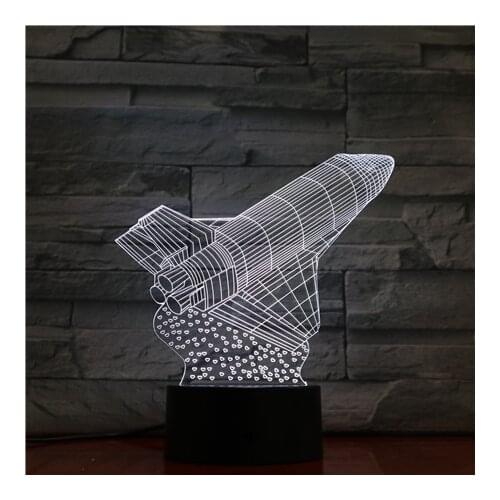 3D Lamp Apollo Spaceship for Astronomy Enthusiast for Bedroom Decoration Dropshipping 2019 Atmosphere Led Night Light Lamp