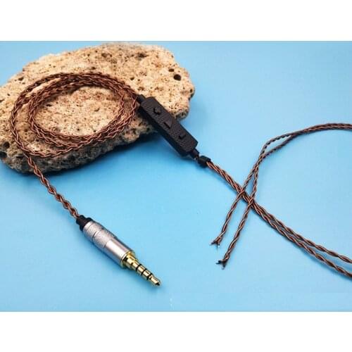7N Single Crystal Copper HiFi Upgrate Cable Headphone Cable Headset Repair Line DIY Wire Headset Accessories Audio Cable