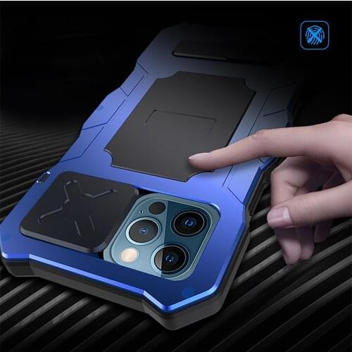 For iPhone 12/12 Pro/12 Pro Max Phone Accessories Protective Cover Shockproof Anti-fall Phone Case Lens Protector Shell