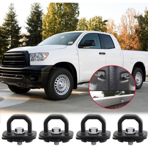 Auto Fastener & Clip 4pcs ABS Car Hook Car Accessories Black Hook for 2007-2018 Chevy Silverado/Colorado GMC Sierra/Canyon