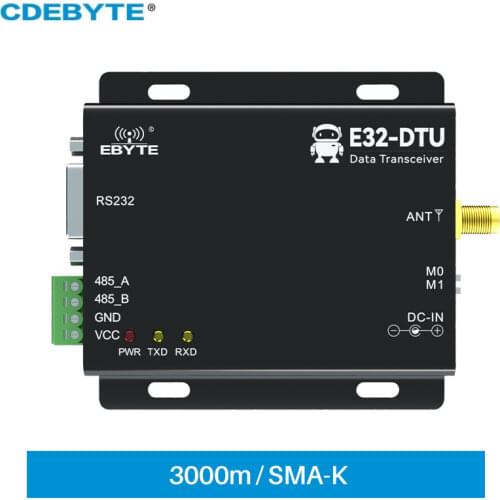 Ebyte E32-DTU-433L20 RS232 RS485 433MHz LoRa SX1278 100mW 20dBm Wireless RF Modem