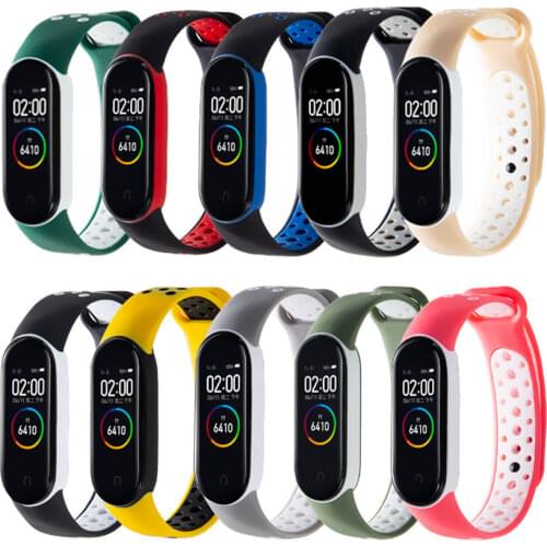 Bracelet for Xiaomi Mi Band 5 Sport Strap Soft Silicone Wristband For Xiaomi Miband 5 Replacement Bracelet For Miband 5 Strap