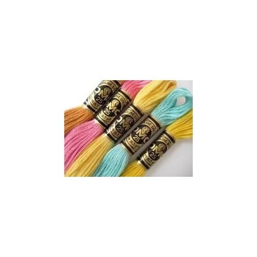 100% cotton DMC/CXC 5 pieces cross stitch threads / cross stitch embroidery thread Customer choose styles threads colors 4