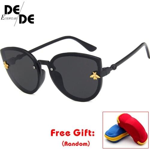 Steampunk Cartoon Kids Sunglasses Boys Girls Vintage Children Sunglasses Round Sun Glasses Oculos Feminino Accessories with box
