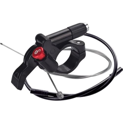 HOT Bike Remote Lockout Lever Fork Lockout Wire Control Lever Aluminum Alloy Mountain Bicycle Fork Lock Control Parts with Cable