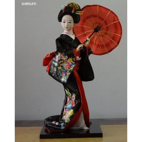 East Asian style Japanese silk furnishings Kimono Kabuki Geisha doll handicraft ornaments Japanese humanoid figures Home decor