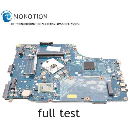 NOKOTION Laptop Motherboard For Acer aspire 7750 7750Z MBRN802001 MB.RN802.001 3AMFG P7YE0 LA-6911P HM65 GMA HD DDR3