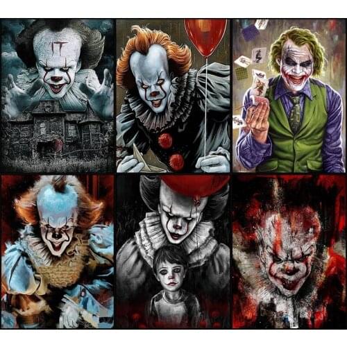 5D Diy Joker Diamond Painting Full Square Round Drill Embroidery Cross Stitch Kit Mosaic Art Pictures Home Wall Decor Gifts