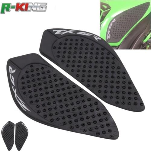 For Kawasaki ZX6R ZX 6R ZX-6R 2009-2015 2010 Motorcycle Tank Pad Protector Sticker Decal Gas Knee Grip Tank Traction Pad Side 3M