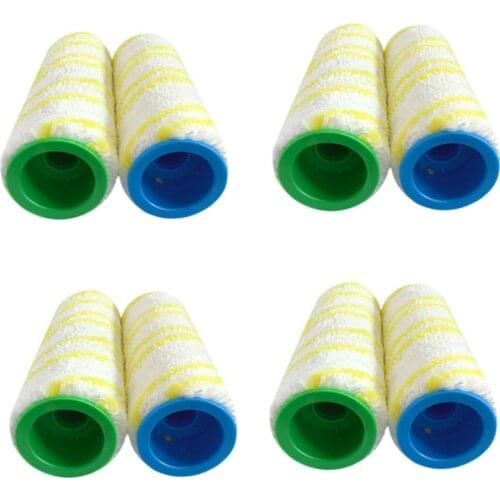 Cleaner Roller Brush Main Brush for KARCHER FC3D FC5 Cordless Vacuum Hard Floor Er Cleaner Rolling Brushes, 8PCS