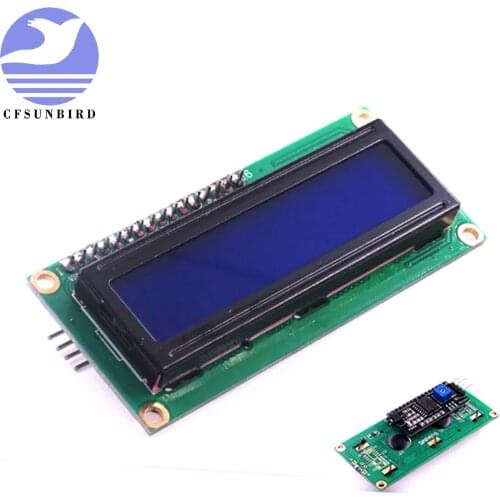 LCD1602+I2C LCD 1602 module Blue/Green screen PCF8574 IIC/I2C LCD1602 Adapter plate