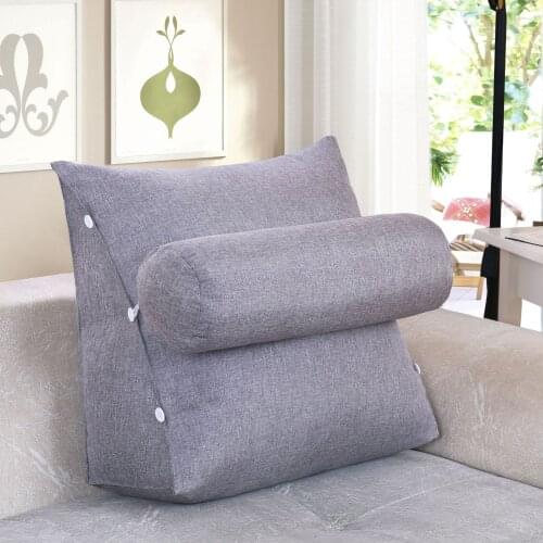 Bed Sofa Reading Backrest Cushion Back Pillow Lumbar Pad Bed Office Chair Rest Pillow Back Support Pillow