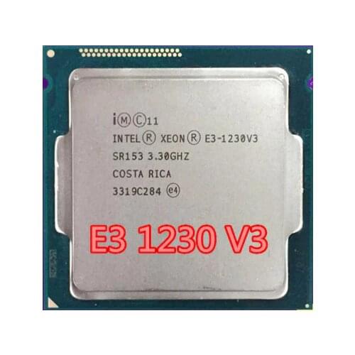 Intel Xeon Processor E3-1230 V3 E3 1230 V3 e3 1230V3 Quad-Core Processor LGA1150 Desktop CPU properly Desktop Proces