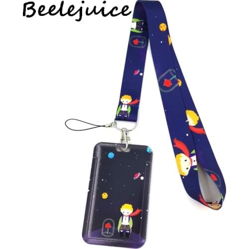 Little Prince Lanyard Neck Strap Art Anime Fashion Lanyards Bus ID Name Work Card Holder Accessories Decorations Kids Gifts