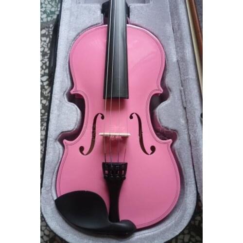 PINK violin 4/4 violin handcraft violino Musical Instruments Free shipping