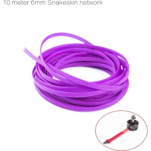 10 Meter 6mm Snakeskin Network/ ESC Protective Wire Mesh/Nylon Mesh/Aseismic Network for FPV Racing Motor Accessory
