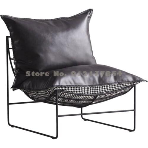 Nordic single sofa chair reading leisure chair net red sofa chair clothing single photo sofa bedroom sofa chair
