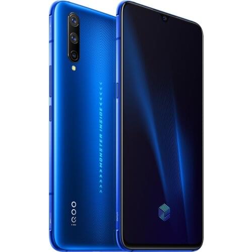 Stock Vivo IQOO Pro 4G Mobile Phone Snapdragon 855 Plus Android 9.0 6.41" AMOLD 12G RAM 128G ROM 48.0MP 44W Charger cellphone