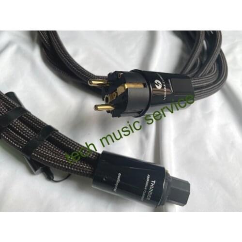 Tech music service-Thunder | High (Variable) Current Low-Z / Noise-Dissipation 3-Pole AC Power Cable