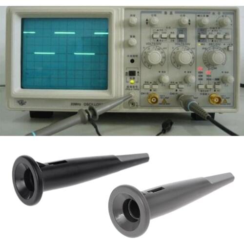 Universal Oscilloscope Probe Cap Protective Cap Probe Caps Black Grey with Hook