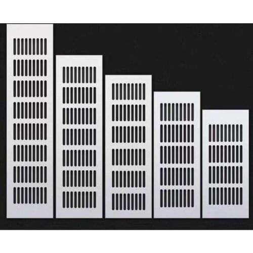 Vents Perforated Sheet Aluminum Air Vent Ventilator Grille Cover Ventilation For Closet Shoe Air Conditioner home Decor cover