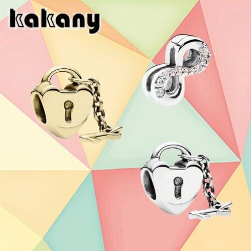 High Quality S925 Sterling Silver Heart-shaped Beaded Suitable For Female Key Chain Bracelet And Necklace Fashion Diy Jewelry