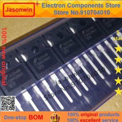 100% nuevo 50 unids/lote original MOSFET IGBT FGH40N60SFD 40A600V FGH40N60 TO-247 Transistor