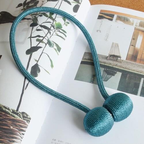 2pcs Curtain Bandage Package Magnetic Buckle Drawstring Rope Magnet Decoration Accessories home decore magnetic curtain holder