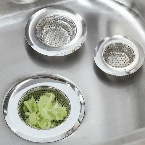 3 Style Stainless Steel Kitchen Sink Strainer Bathroom Shower Drain Sink Drains Cover sink colander Sewer Hair Filter strainer