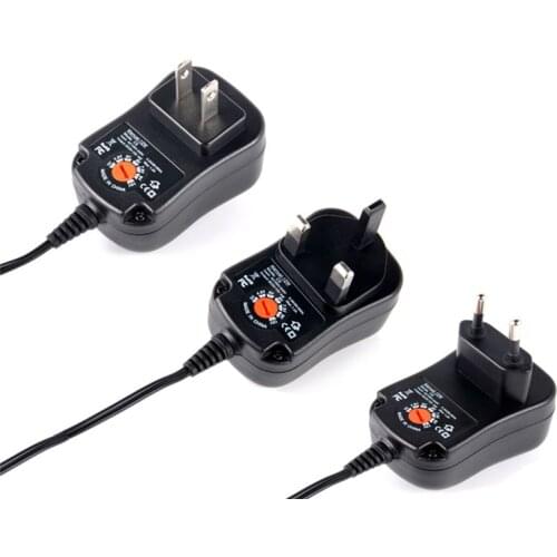 3V 4.5V 5V 6V 7.5V 9V 12V AC to DC Adjustable Multi Voltage Power Supply Adapter