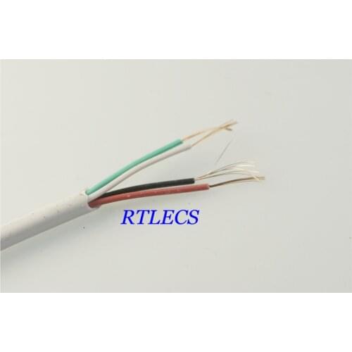 5 meter DIY UL2464 28 AWG 4 cores cable for USB Mouse Keyboard data cable 4 conductor no shield outer diameter 3.0mm
