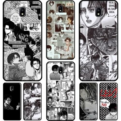 Attack on Titan Levi Ackerman For Samsung Galaxy J1 J3 J4 J5 J6 J7 2016 2017 A3 A5 A6 A8 A9 J2 Core J8 2018 Phone Case