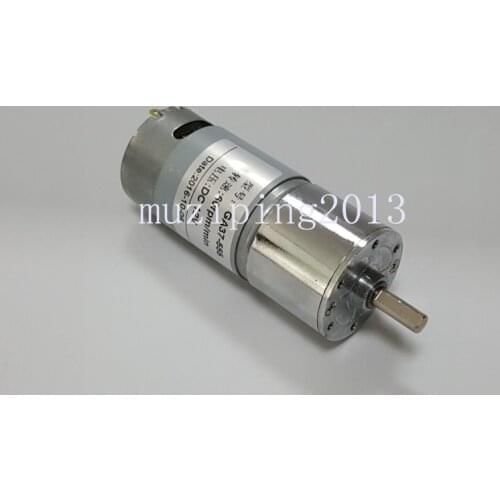 DC:GEAR motor/micro/12V/24V /15w/low speed/37mm/brush lzx
