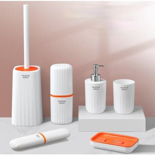 Modern Nordic Toilet Brush Set Cleaning Long Simple Toilet Brush Holder Eco Friendly Tools Escobilla Wc Bathroom Products DF50MT