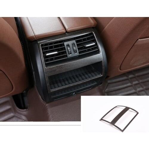Oak Wood Grain For BMW 5 Series f10 520 525 2011-2016 ABS Plastic Rear Row Air Conditioning Vent Trim