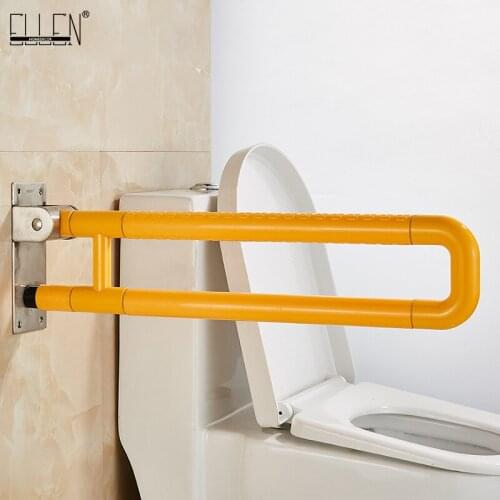 ELLEN Folding Safe Bar Bathroom Toilet Elderly Safety Non-Slip Handrail Folding Stainless Steel Toilet Hand Rail EL81011