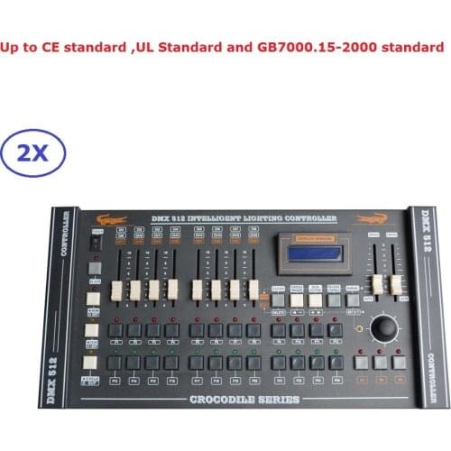 2Pcs/Lot CROCODILE 2024 DMX Controller DMX512 Console DMX Lighting Controller For Disco LED Par And Moving Head DJ Stage Lights