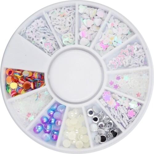 LF Nail Art Accessories For Sticker Needlework FlatBack Scrapbooking Decoration DIY Embellishments Accessories